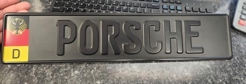 Porsche german black on - -,